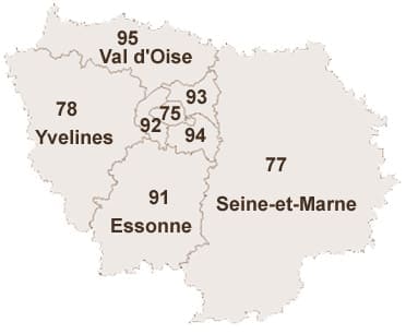 carte ile-de-France